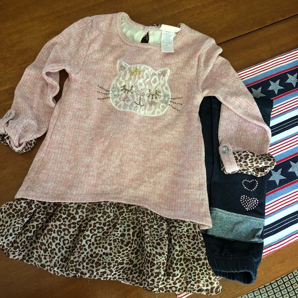 Adorable 2 Piece Kitty Set